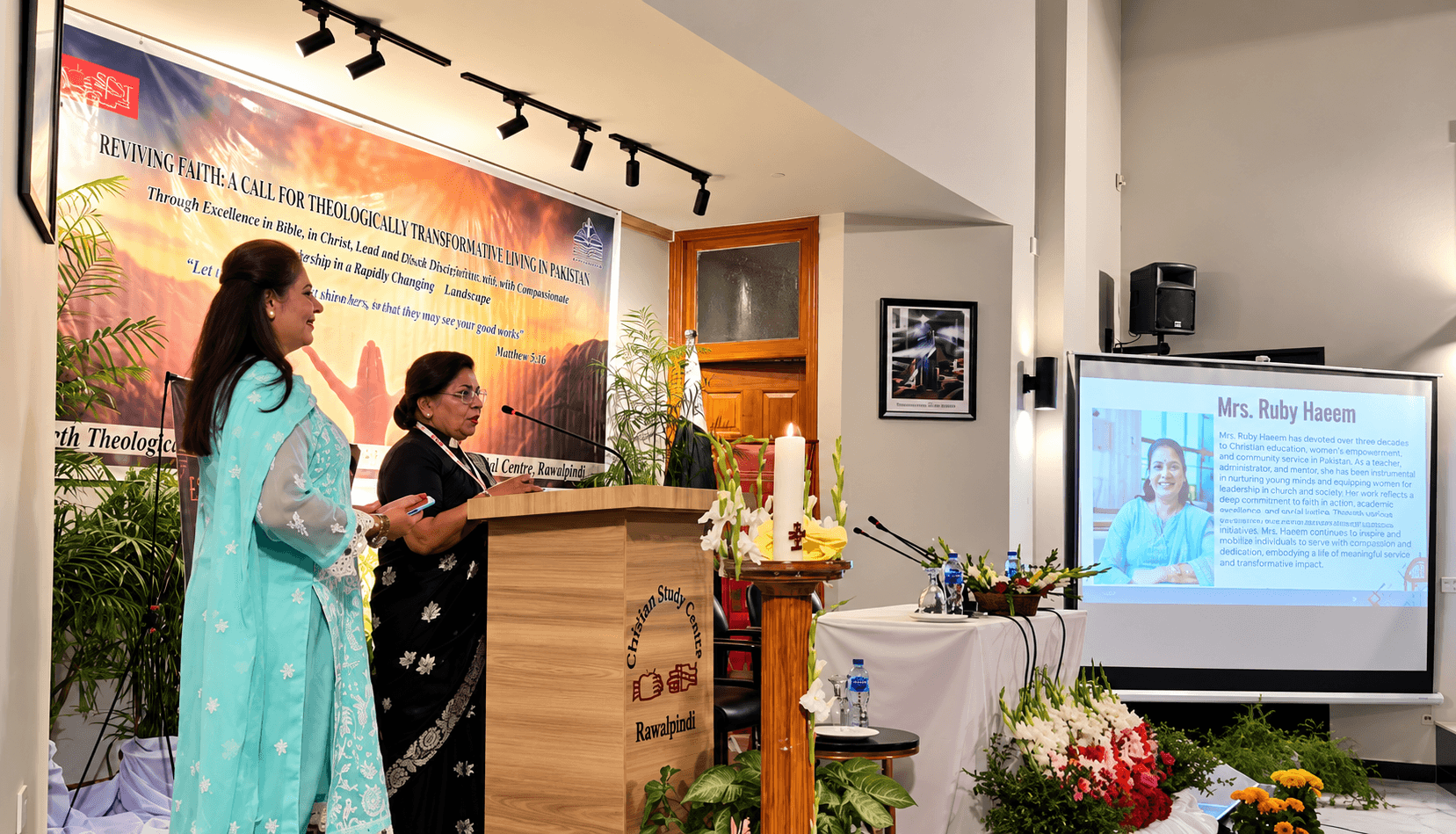 A moment from Ecumenical Forum for Theologically Trained Women
