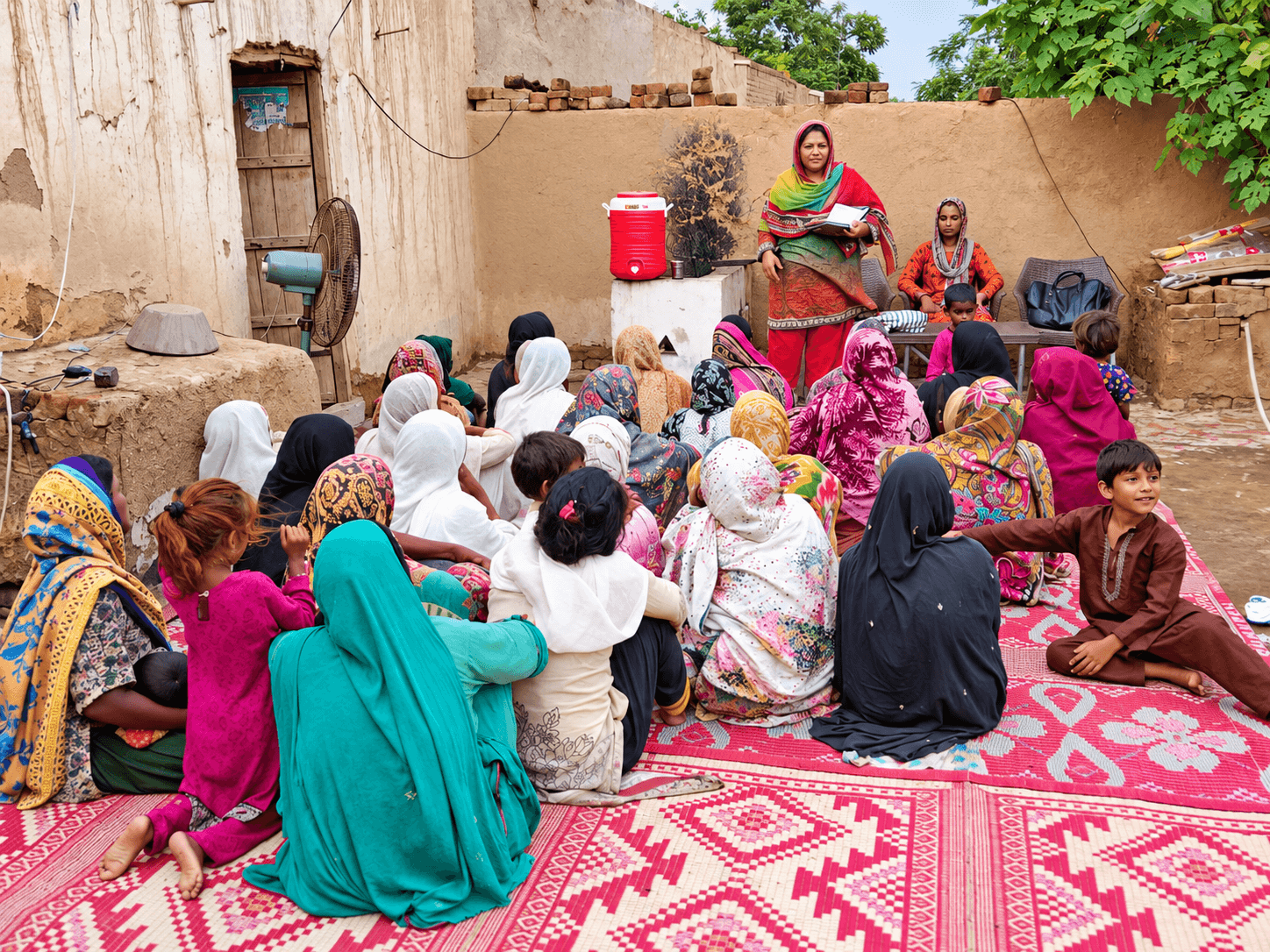 A moment from Brick Kiln Rescue Mission